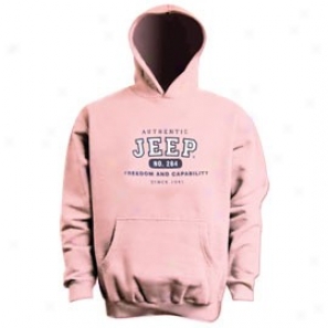 Jeep Authentic Hoodie Sweatshirt, Pink