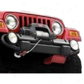 Jeep Bumper Fog Light A~ Bracket Set Satin Black