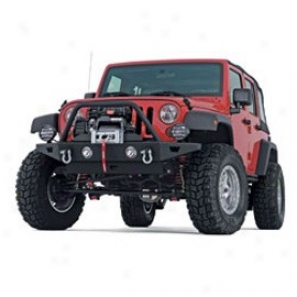 Jeep Bumper Front Rock Crawlsr Black