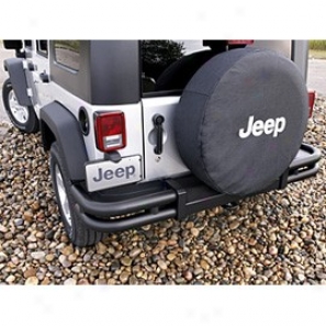 Jeep Bumper Rear Tubular Satin Black Mopar