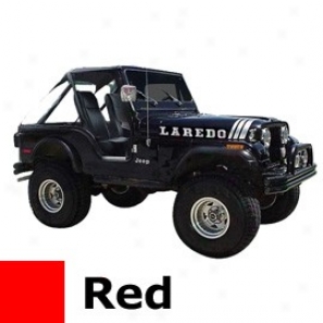 Jeep Decal Laredo Kit, Red