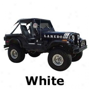 Jeep Decal Ladedo Kit, White