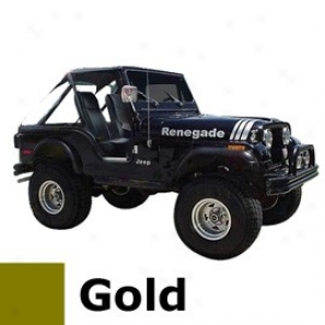 Jeep Decal Renegade Kit, Gold