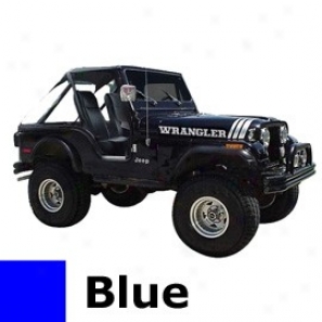 Jeep Decal Wrangler Kit, Blue