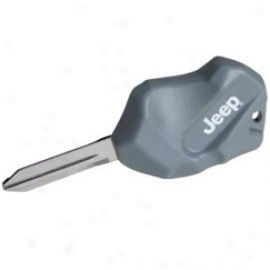 Jeep Key, Blank With Hd Plastic Rock Head