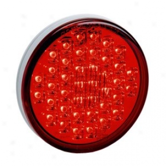 Kc Hilites Led4 ''  Round Tail/brake Light, Red (single)