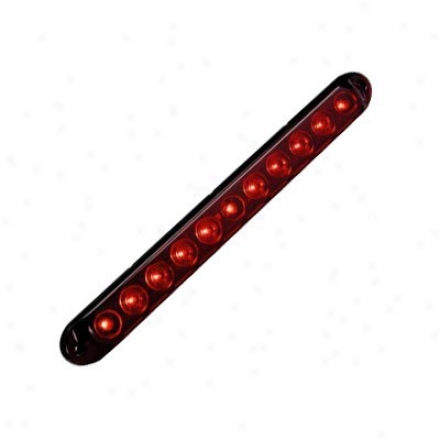 Kc Hilites Led Light Bar Tailbrake Light Center Mount Red/red