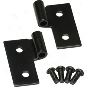 Kentrol Black Powder Coated Ss Fall Door, 2 Hinges