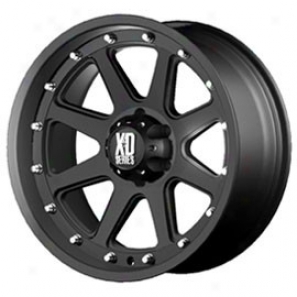 "kmc, Xd Addict Series Wheel, Matte Black 18"_"X 9"", 5"" X 5.5"" Bolt Pattern, Back Spacing 4.53"""