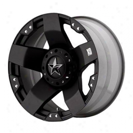 Kmc Xd Rockstar Series, Wheel Size: 20x12, Abscond Pattern: 5x5/5.5, Back Spacign: 4.77 ,offset: -43m, Matte Black