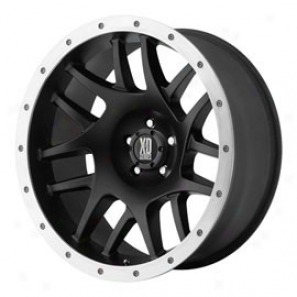 "kmc Xd Series 123 Bully, Satin Dismal, 20x10"" -5x5 Bolt Pattern, Move ~ward Spacing 3.77"""