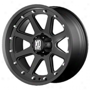 "kmx Xd Series Addict Wheeo, Matte Black & Machined, 20x9"" - 5x.55 Thunder~ Pattern, Back Spacing 4.53"""