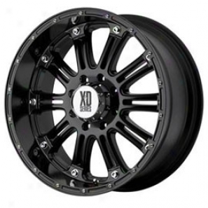 "kmc Xd Series Wheel Hoss, Black, Size: 17"" X 9"" - Bolt Pattern: 5 X 5.0"", Bqck Spacing: 4.53"""