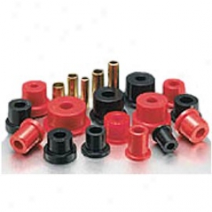 Leaf Spring Bushing Set Red