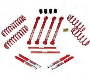 Lift Kit, 2.5 Inch Standard Series, Classic Red Skyjacker W/ Nitro Shocks