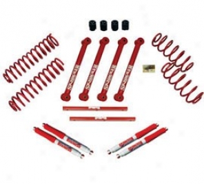 Lift Kit, 2.5 Inch Suspension, Classic Red Skyjacker W/ Nittro Shocks