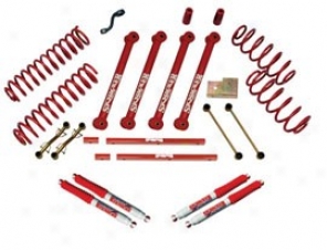 Lift Kit, 4 Inch Standard Series, Classic Red Skyjacker W/ Hydro Shocks