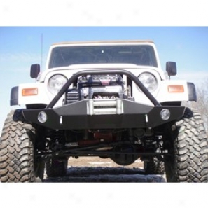 Lod Full Width Front Winch Bumper, Texture lBack