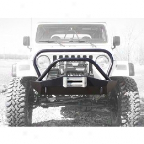 Lod Shorty Front Winch Bumper With Full Protect, Texture Black