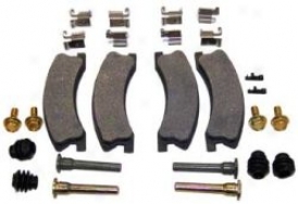 Master Brake Pad Kit With Akebono (silver) Calipers Front