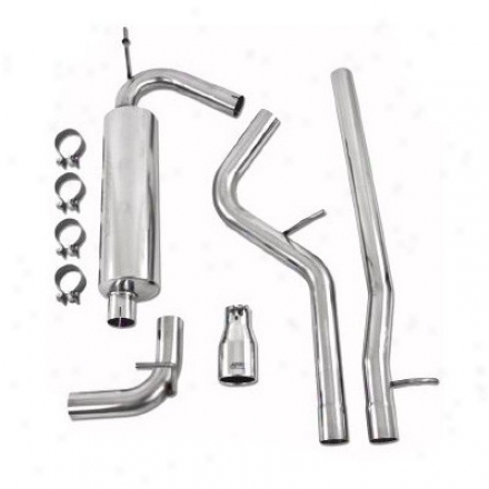 Mbrp Cat Back Exhaust, Sinble Rear Exit, Aluminized Steel