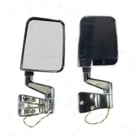 Mirrors Set Led Dual Focal Chorme