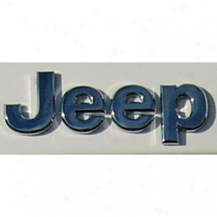 Mopar Jeep Hood Nameplate