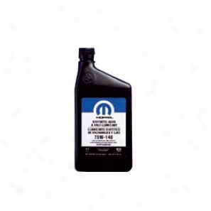 Mopar Synthetic Gear & Axle Lubricant Sae 75w-140, 1 Quart (32 Oz.) Bottle