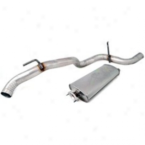 Muffler & Tailpipe Kit, 2.7l, 2.8l, Diesel, Or 3.7l