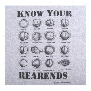 "off-road Syirt: ""know Your Rearends"" T-shirt"