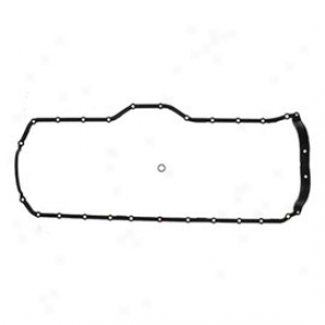 Oil Pan Gasket - 1 Piece - Rubber - 6 Cylinder Engines