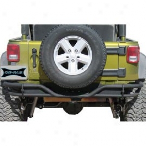 Or-fab Lull Slider Rear Bumper, 2 & 4 House, Wrinkle Black Finish