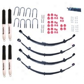 rOv 4 Inch Leaf Spring Lift Kit W/ Shocks