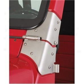 Outlanf Satin Staijlss Windshield Hinges