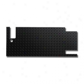 Outside Cover (without Center - For Use With 3rd Brake Light Kit) Black Powder Coat Warrior