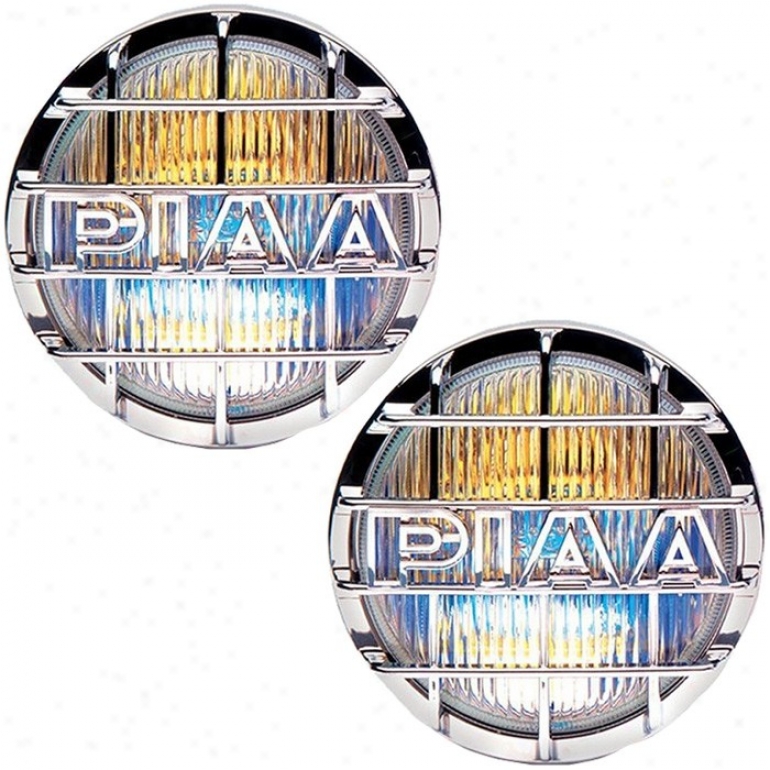 "piaa, 520 Series, Ion Crystal Haze Light Kit, 85-w, Chrome (6-1/4"" Diameter)"