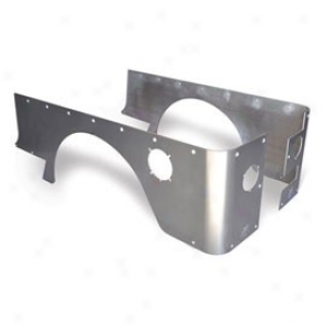 Poison Spyder Crusher Rear Corners Pair Stock Bare Aluminum