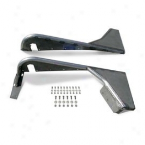 "poison Spyder Front Tube Fenders Pair Bare Metal 3"" Flare"