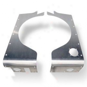 Poison Spyder Rear Crusher Corners Pair Bare Metal Standard Aluminum