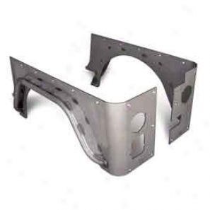 "poison Spyder Rear Crusher Corners Standard Withh 3"" Flare Bare Metal"