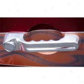 Realwheels 3 Door Handles, Billet Aluminum Polished (3pc Set)