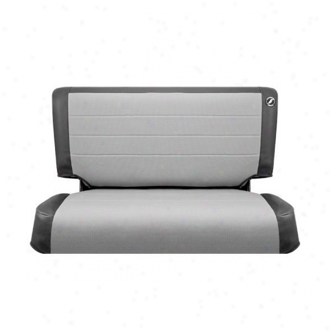 Rear Bottom Counterbalance Black Vinyl & Grey Cloth By Corbeau