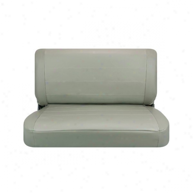 Rear Seat Cover Grey Vinyl By Corbeau