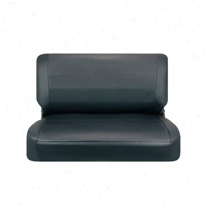 Rear Seat Covers Black Vinyl Corbeau