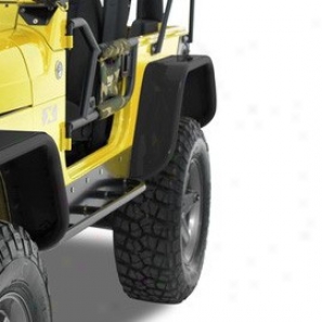 Rear Tube Flares (pair) Diamond Plate  Warrior