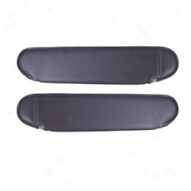 Re-establishment Sun Visor Black Denim Vinyl (pair)