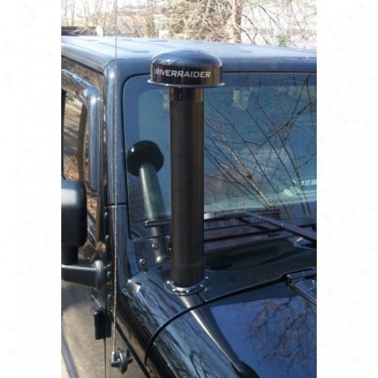 River Raider 18'' Extended Snorkel,powder Coated Black