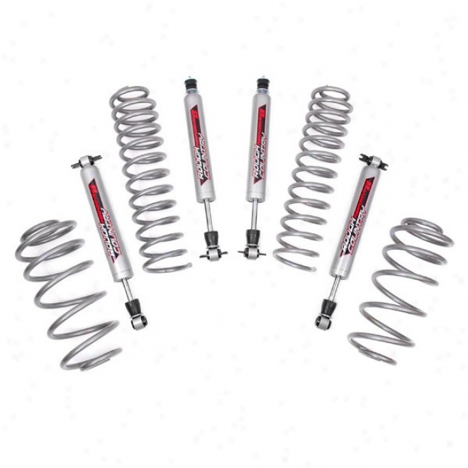 "rough Country 2.5"" Leveling Suspension Lift Kit, With Performance 2.2 Shocks For 4 Cylider Engine"