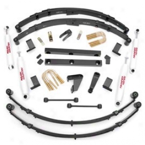 "rough Country 4"" Suspsnsion Lift Kit, Power Steering, Performance. 2.2 Shock"