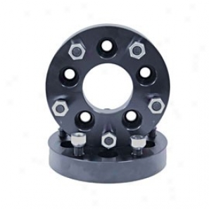 "rugged Ridge 1.25"" Wheel Adapter Kit, Black, Converts 5 On 4.5 To 5 On 5.5 Bolt Patten"